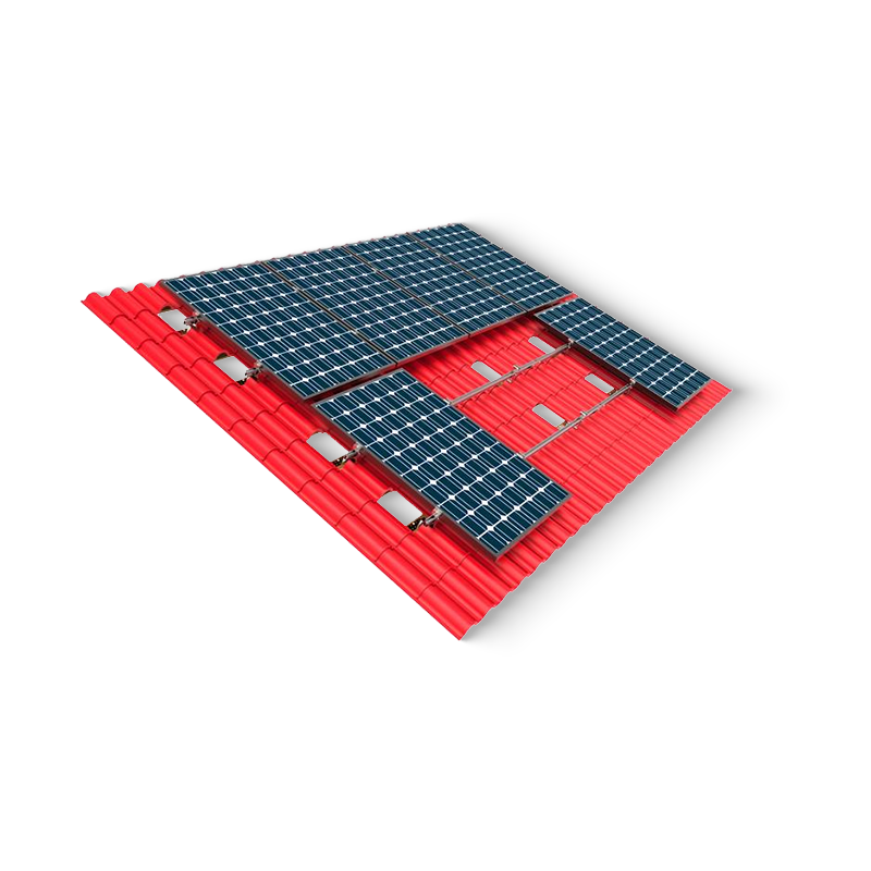 Glazed tile mounting system