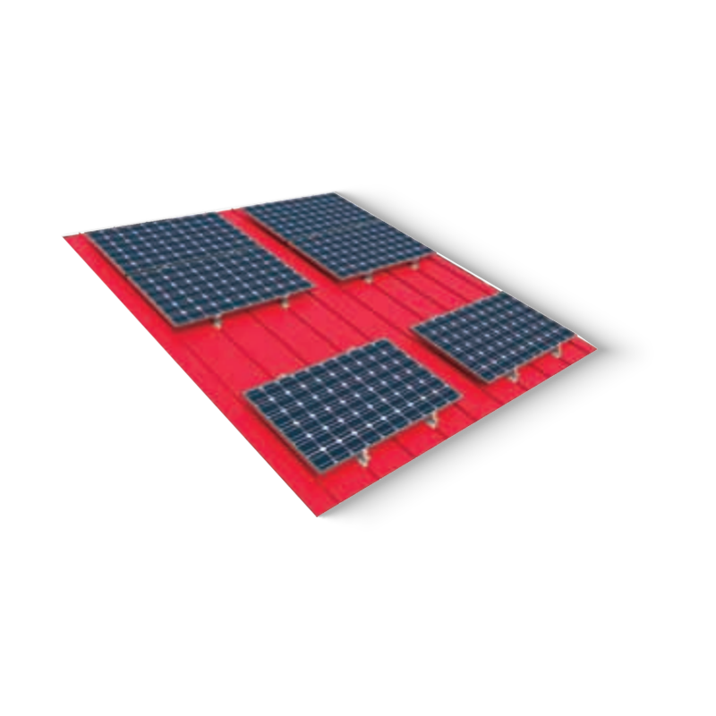 Walang purlin color steel tile mounting system Walang purlin color steel tile mounting system