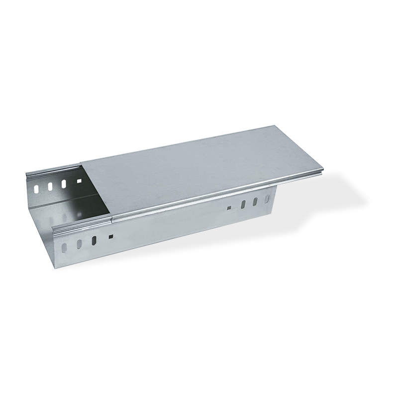 Galvanized steel cable trunking tray na may takip