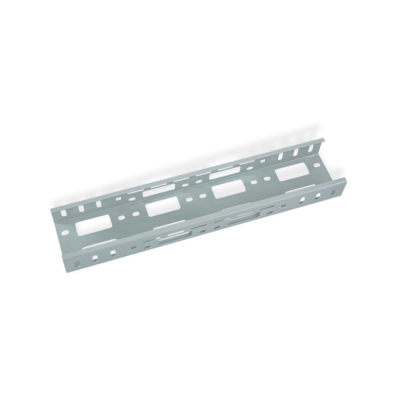 Butang-butas na Plastic-Sprayed Cable Management Tray