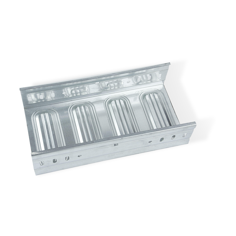 Molded trough cable tray