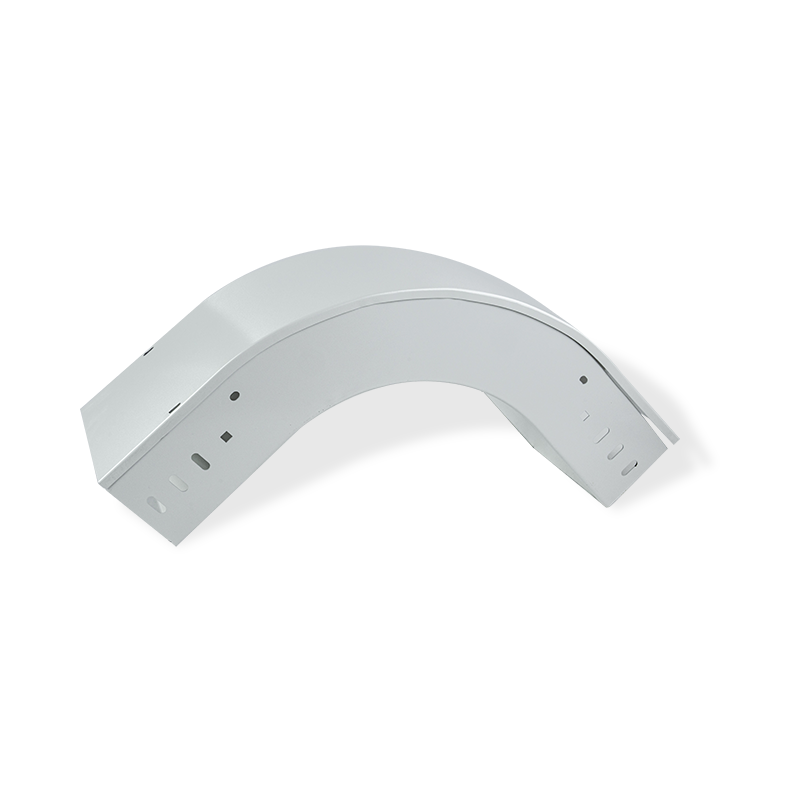 Mag-spray ng plastic pababa ng round bend accessories para sa Trough Type Anti slip Cable Tray