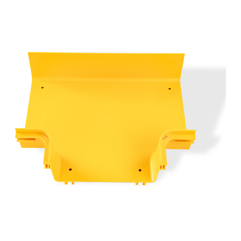 UL94 FV-0 standard flame-retardant PVC horizontal tee para sa Fiber cable tray