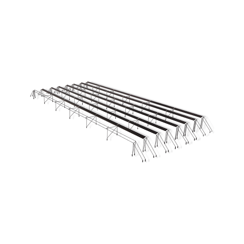Solar Ground system Galvanized steel flexible fixed bracket